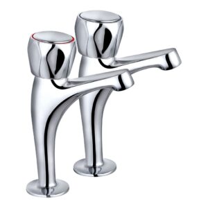 Trisen Club Chrome High Neck Pillar Taps