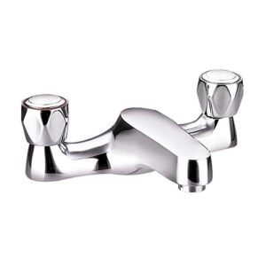 Trisen Club Two Handle Bath Filler Chrome