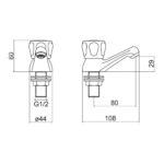 Trisen Chrome Club Basin Taps