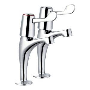 Trisen High Neck Lever Pillar Taps