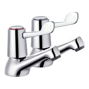 Trisen Chrome Lever Basin Taps