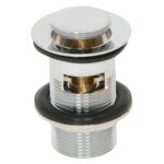 Trisen Clic Clac Slotted Basin Waste Chrome