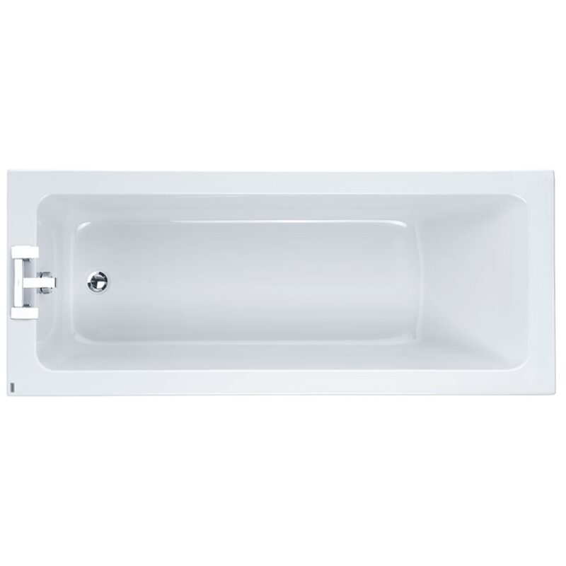 Twyford Aspect Bath 1700x700mm 2 Tap Holes