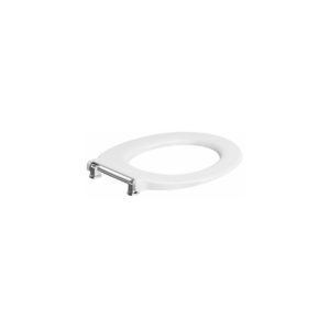 Twyford Avalon/Sola Toilet Seat Ring Bar Hinge Top Fix White
