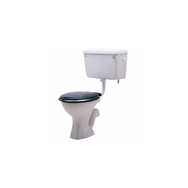 Twyford Classic Low Level Cistern with Lever, Side Inlet Side Outlet