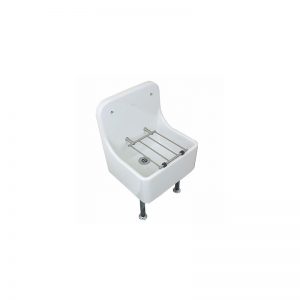 Twyford High Back Cleaner Sink 470x405 with Grating