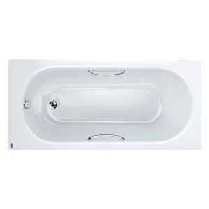 Twyford Opal 1500x700mm Bath No Tap Hole Anti Slip