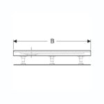 Twyford Shower Tray 900x760 Rectangle Upstand