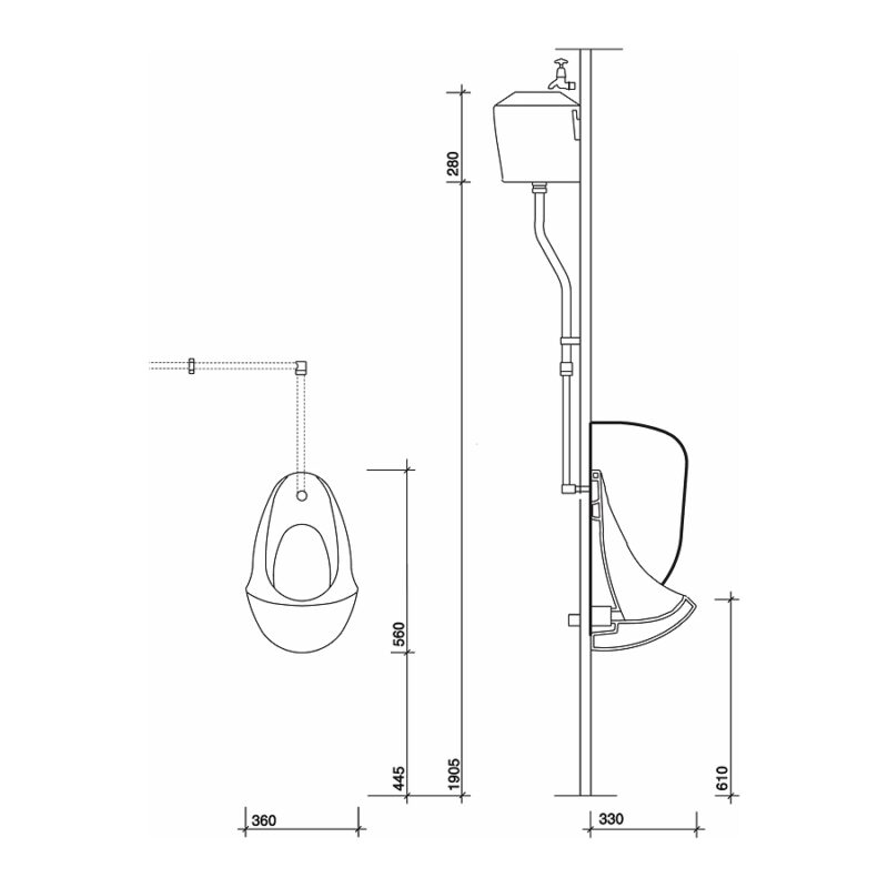 Twyford Spectrum Urinal