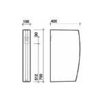 Twyford Urinal Division with Fixing