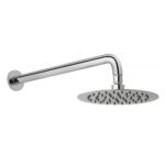 Vado Aquablade 200mm Round Slimline Shower Head & Arm