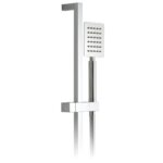 Vado Aquablade Square Handset, Hose & Bracket with Outlet