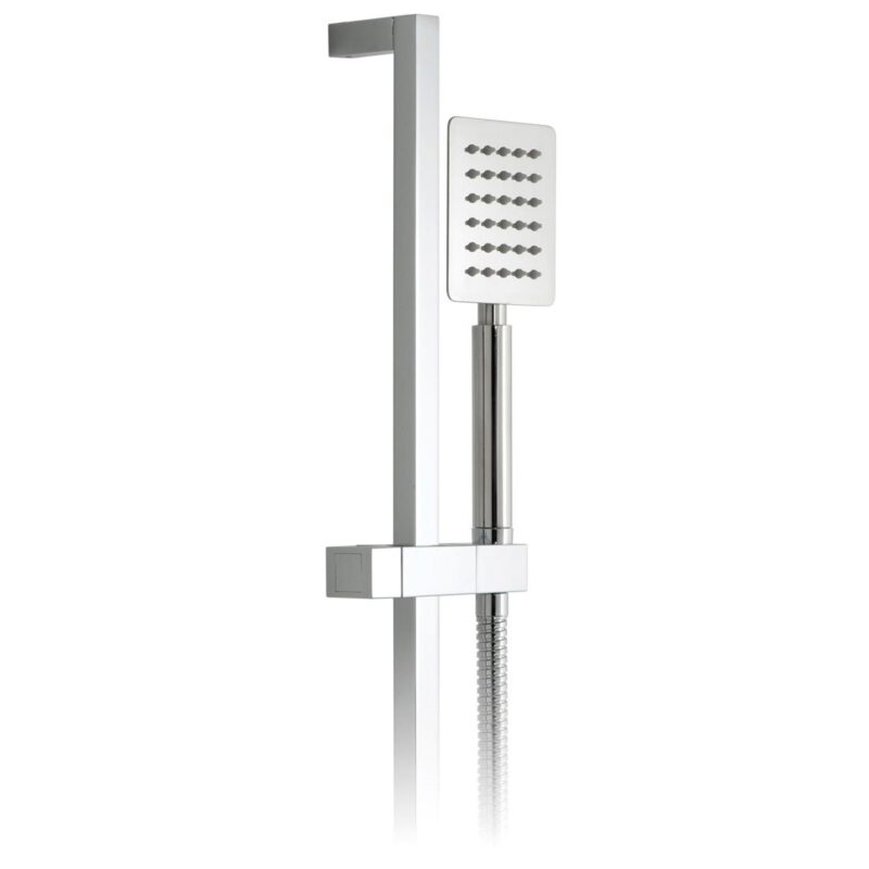 Vado Aquablade Square Handset, Hose & Bracket with Outlet