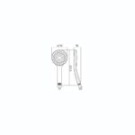 Vado Atmosphere 5 Function Air-Injection Handset