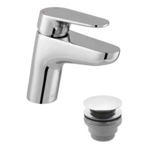 Vado Ava Chrome Mono Basin Mixer Tap with Push Basin Waste