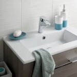 Vado Ava Chrome Mono Basin Mixer Tap with Push Basin Waste