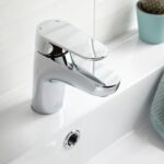 Vado Ava Chrome Mono Basin Mixer Tap with Push Basin Waste
