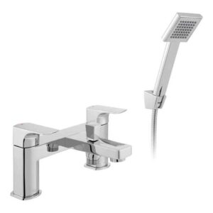Vado Ekko Chrome Deck Mounted Bath Shower Mixer Tap