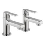 Vado Irlo Chrome Basin Pillar Taps