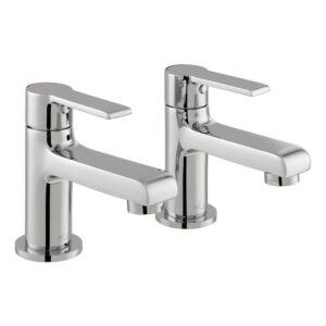 Vado Irlo Chrome Basin Pillar Taps