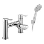 Vado Irlo Chrome Bath Shower Mixer Tap with Shower Kit