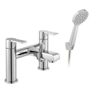 Vado Irlo Chrome Bath Shower Mixer Tap with Shower Kit