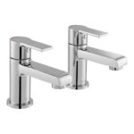 Vado Irlo Chrome Bath Pillar Taps