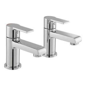 Vado Irlo Chrome Bath Pillar Taps