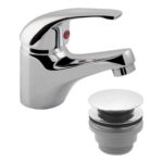 Vado Matrix Mono Basin Mixer with Universal Waste Chrome