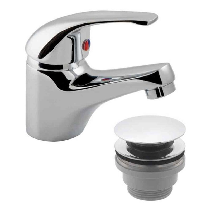 Vado Matrix Mono Basin Mixer with Universal Waste Chrome Vado Matrix Mono Basin Mixer with Universal Waste Chrome