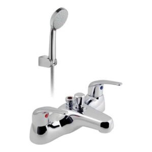 Vado Matrix Chrome Bath Shower Mixer with Shower Kit