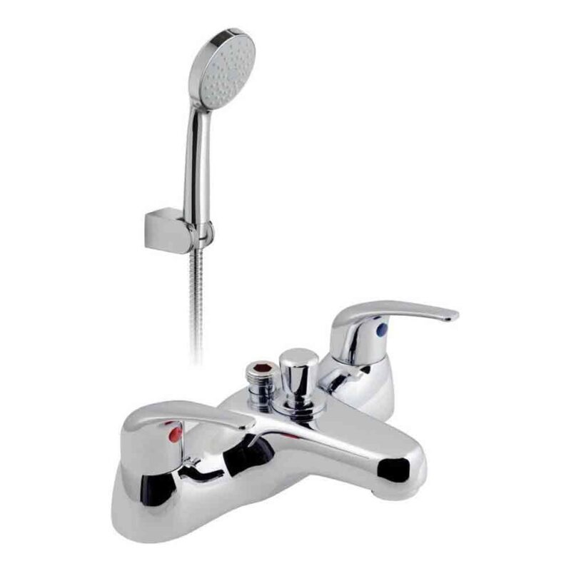 Vado Matrix Chrome Bath Shower Mixer with Shower Kit
