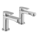 Vado Metiz Chrome Basin Pillar Taps