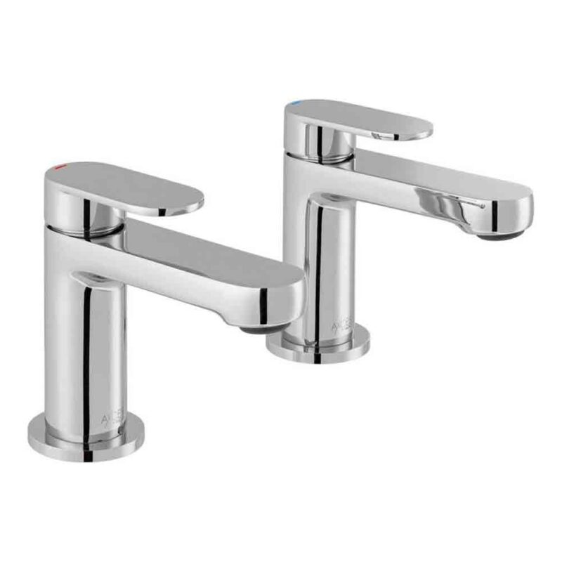 Vado Metiz Chrome Basin Pillar Taps