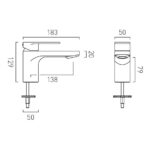 Vado Metiz Chrome Deck Mounted Mono Bath Filler Tap