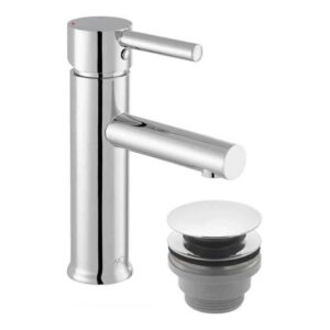 Vado Nuri Chrome Mono Basin Mixer Tap with Universal Waste