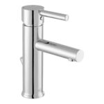 Vado Nuri Chrome Mono Basin Mixer Tap with Pop Up Waste
