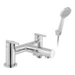Vado Nuri Chrome Bath Shower Mixer Tap with Shower Kit