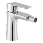 Vado Vala Chrome Mono Bidet Mixer Tap with Pop Up Waste
