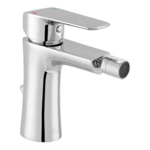 Vado Vala Chrome Mono Bidet Mixer Tap with Pop Up Waste