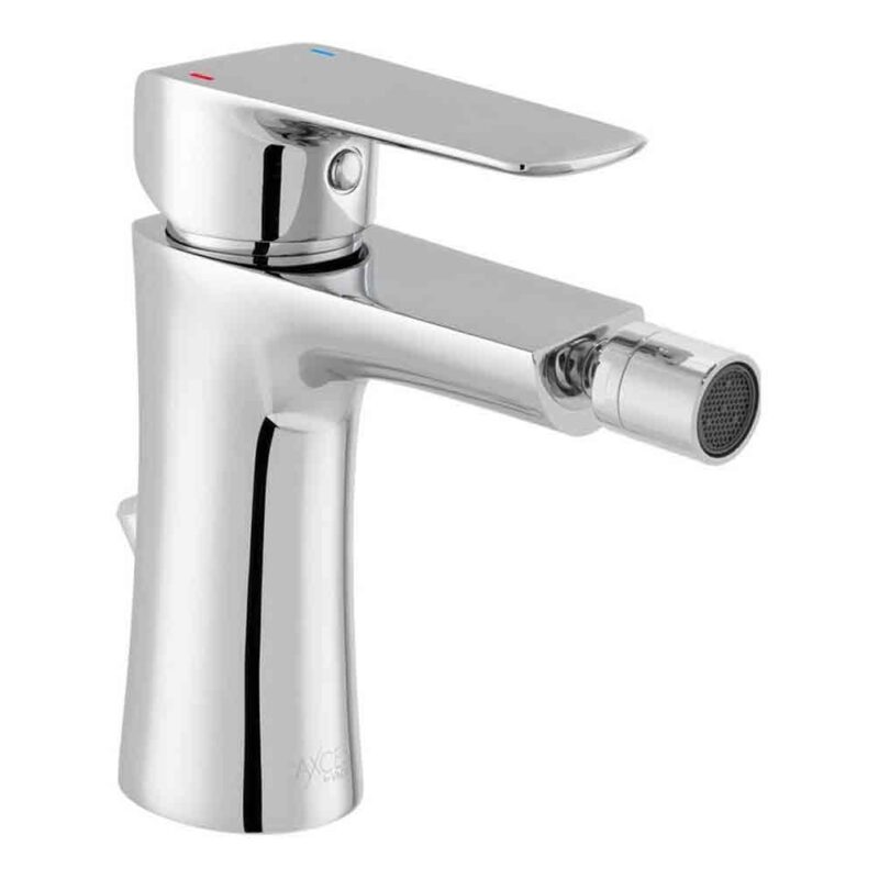 Vado Vala Chrome Mono Bidet Mixer Tap with Pop Up Waste