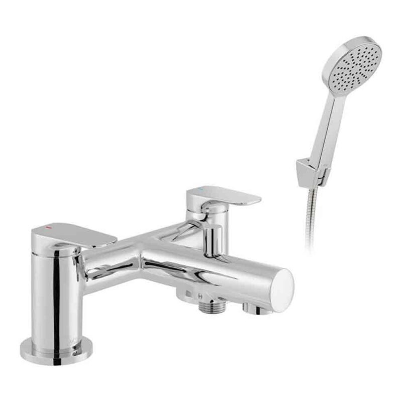 Vado Vala Chrome Bath Shower Mixer Tap with Shower Kit Vado Vala Chrome Bath Shower Mixer Tap with Shower Kit