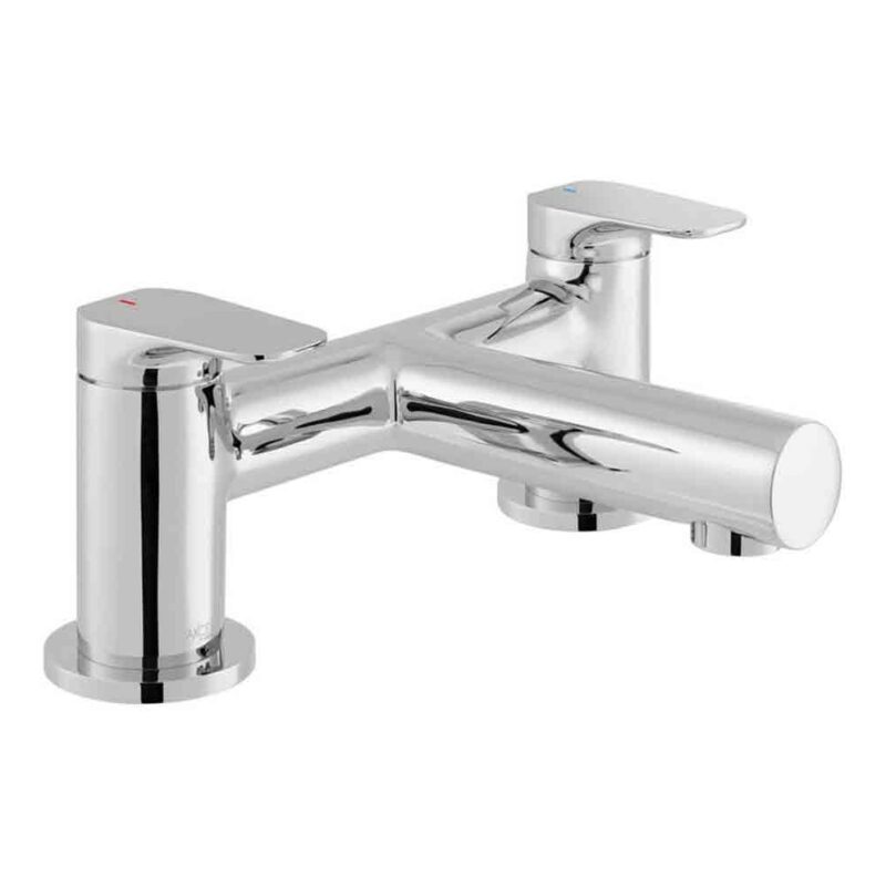 Vado Vala Chrome Deck Mounted 2 Hole Bath Filler Tap Vado Vala Chrome Deck Mounted 2 Hole Bath Filler Tap
