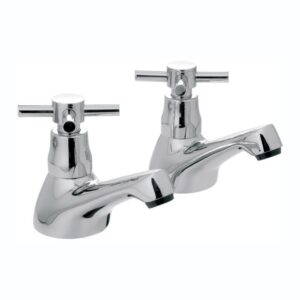 Vado Vecta Chrome Basin Pillar Taps