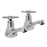 Vado Vecta Chrome Bath Pillar Taps