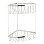 Vado Large Double Triangular Corner Basket with Hook