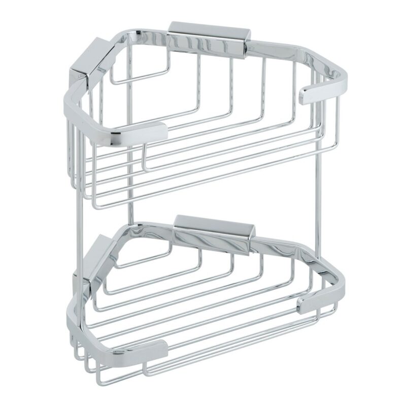 Vado Large Double Triangular Corner Basket Vado Large Double Triangular Corner Basket