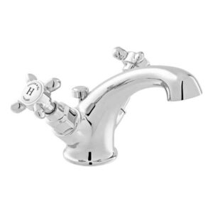 Vado Axbridge Cross Chrome Mono Basin Mixer with Pop-Up Waste