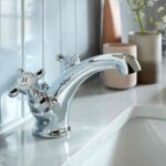 Vado Axbridge Cross Chrome Mono Basin Mixer with Pop-Up Waste