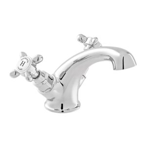 Vado Axbridge Cross Chrome Smooth Body Mono Basin Mixer Tap